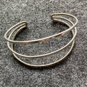 3-tier Silver Adjustable Bracelet